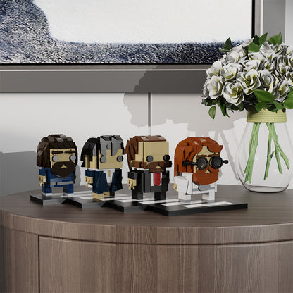 MOC The Beatles BrickHeadz