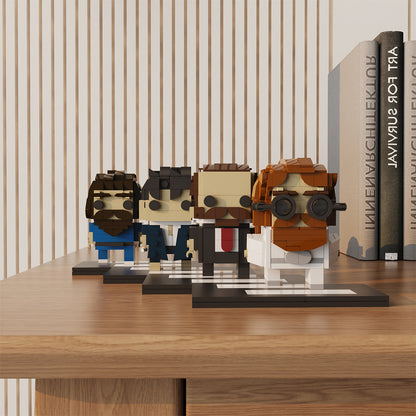 MOC The Beatles BrickHeadz
