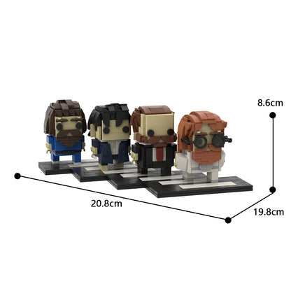 MOC The Beatles BrickHeadz