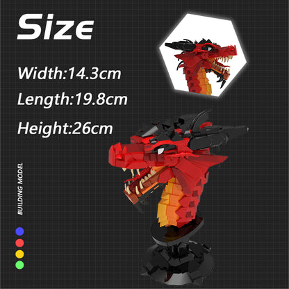 MOC Flame Red Dragon -Chi Xiao
