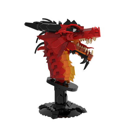 MOC Flame Red Dragon -Chi Xiao