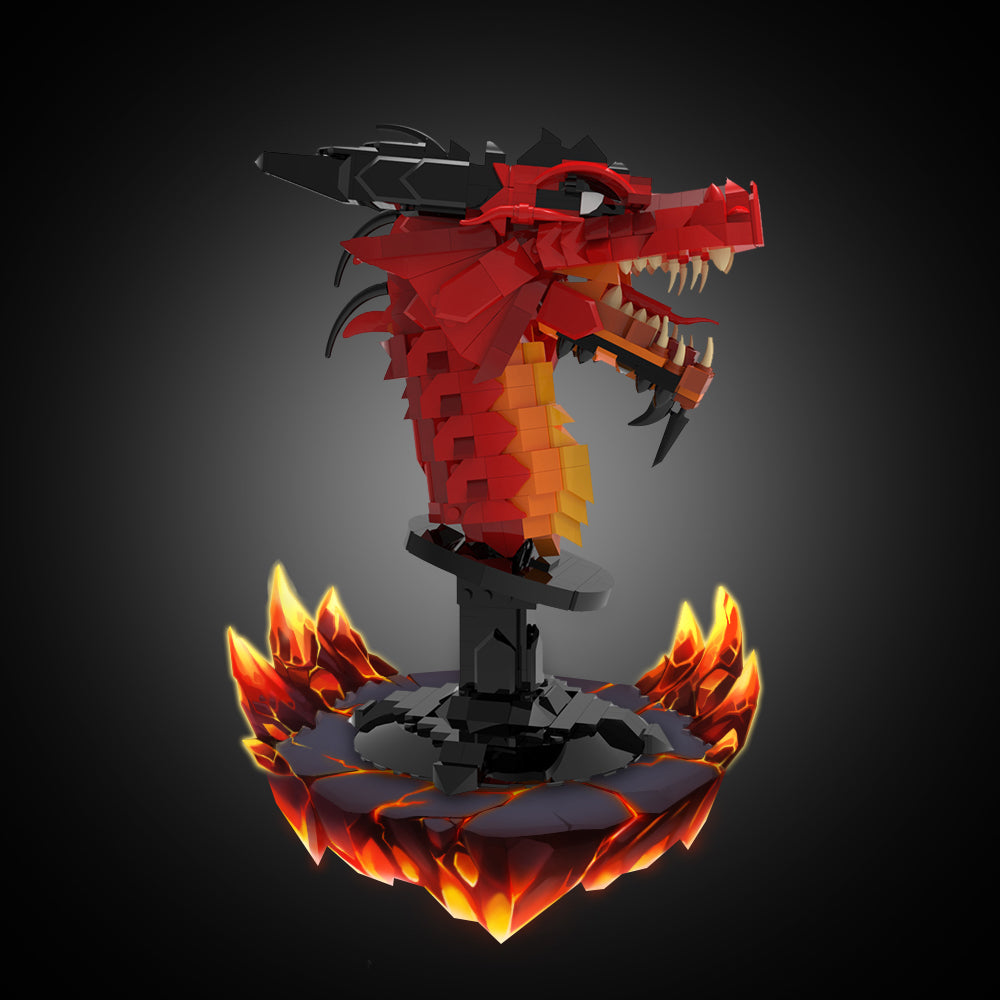 MOC Flame Red Dragon -Chi Xiao