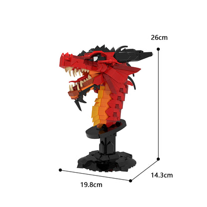 MOC Flame Red Dragon -Chi Xiao