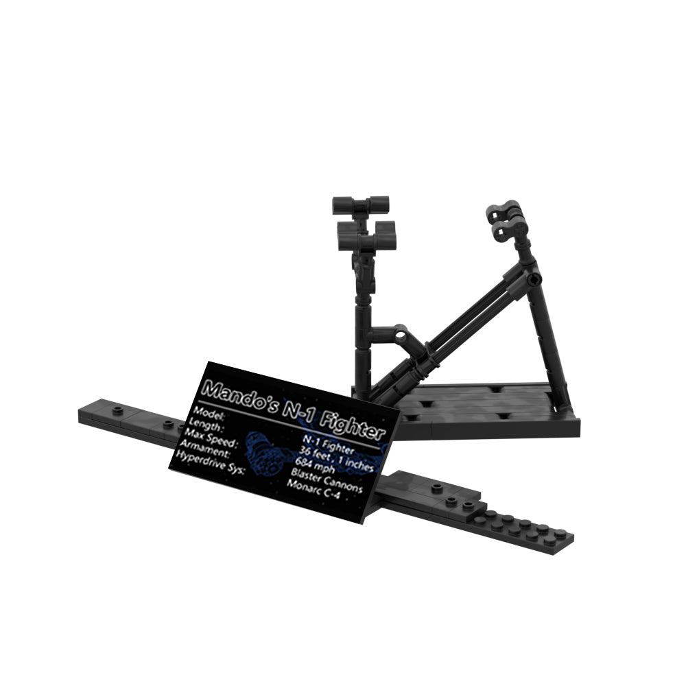 MOC Stand Support for N-1 Starfighter compatible with #75325 #75301 #75342 #75333 building blocks series bricks set
