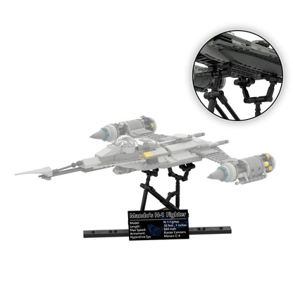 Stand Support compatible with #75325 + Din Djarin's N-1 Starfighter