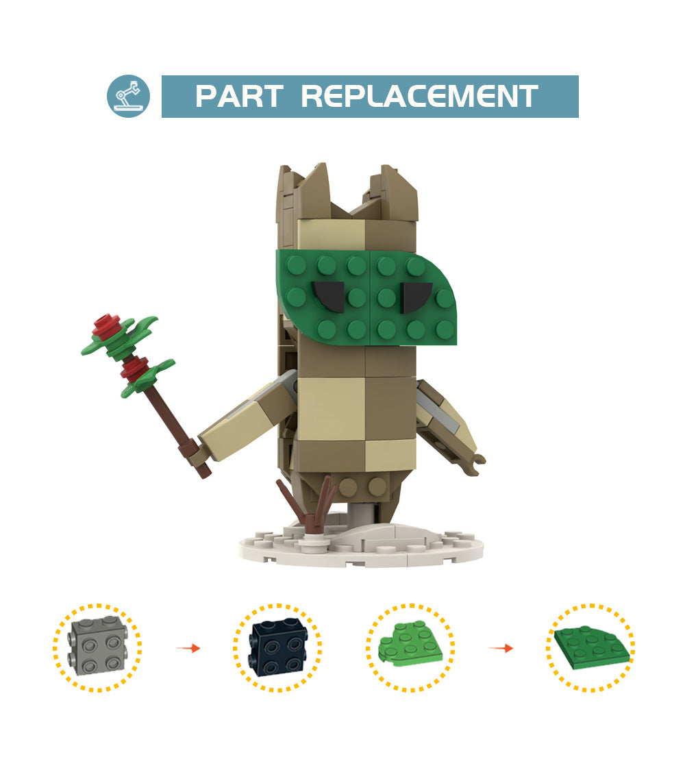 MOC Tan Korok -Legend of Zelda BOTW building blocks series bricks set