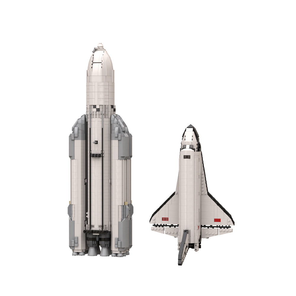 MOC-91433 1:110 Energia Buran building blocks kit with compatible bricks