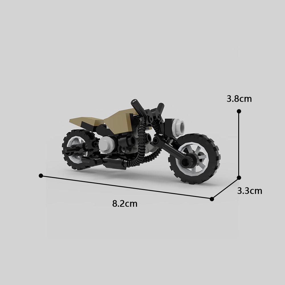 MOC Minifigure Scale Motorcycle