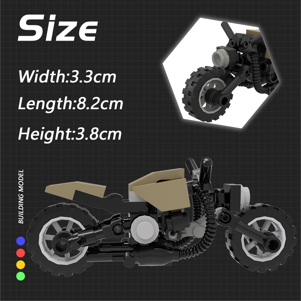MOC Minifigure Scale Motorcycle