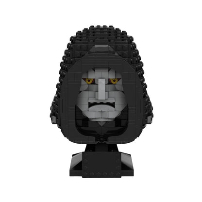 MOC Emperor Palpatine Bust - Helmet Collection Style building blocks series bricks set