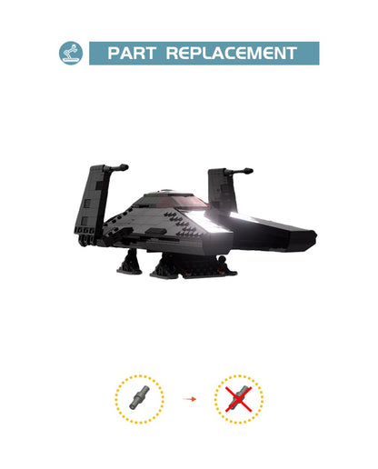 MOC-106887 PiXEL-DANs INQUISITOR SHUTTLE from Obi Wan Kenobi Live Action show