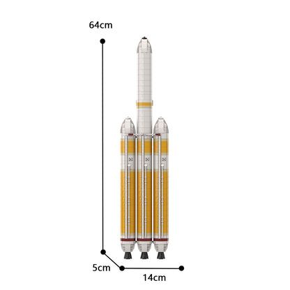 MOC-101254 Delta IV Heavy with Parker Solar Probe [Saturn V scale]