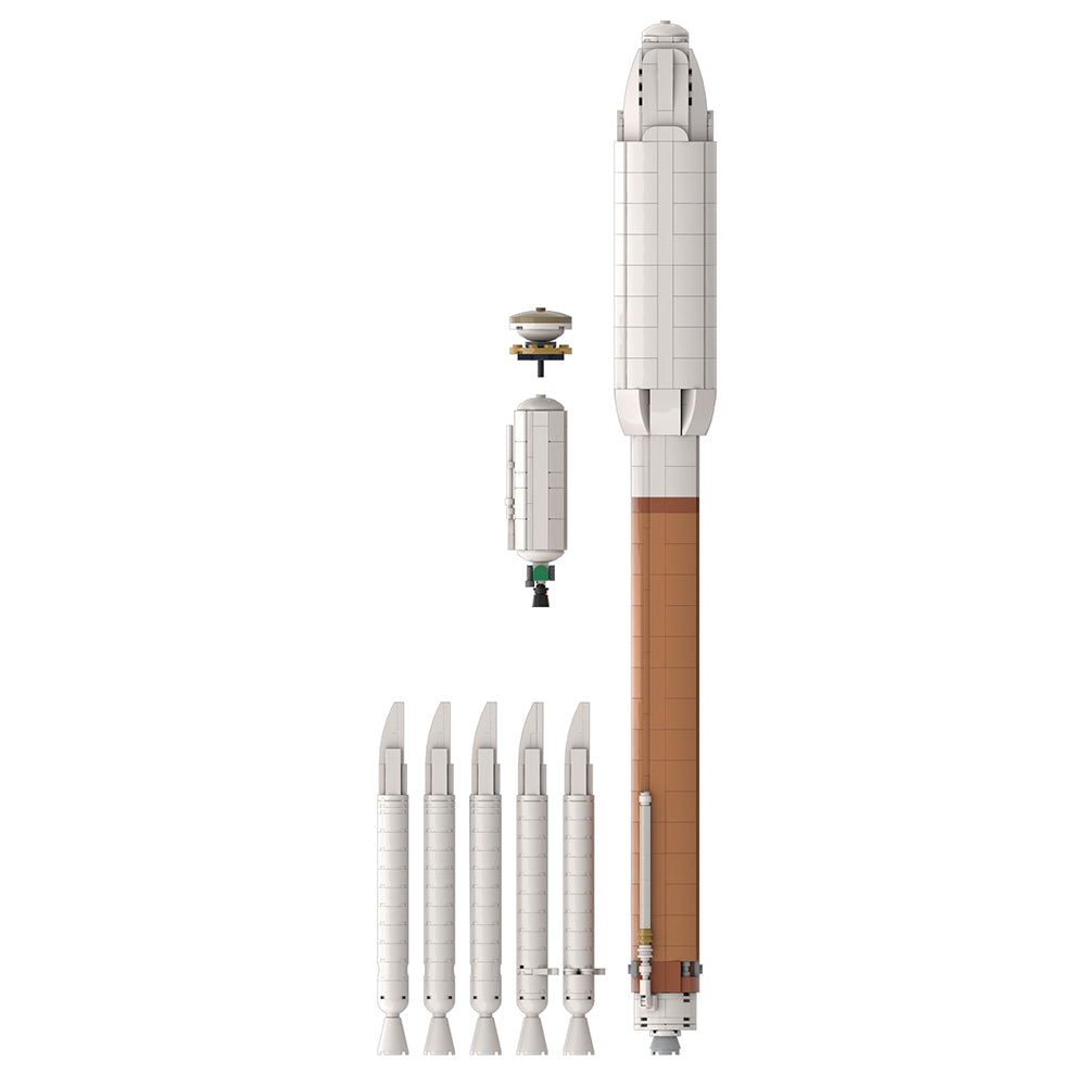 MOC-47289 Ultimate Atlas V (Saturn V scale) building blocks series bricks set
