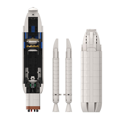 MOC-47289 Ultimate Atlas V (Saturn V scale) building blocks series bricks set