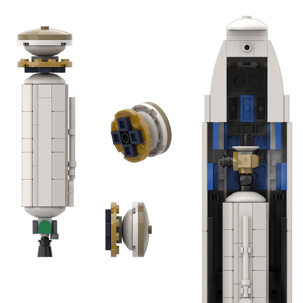 MOC-47289 Ultimate Atlas V (Saturn V scale) building blocks series bricks set
