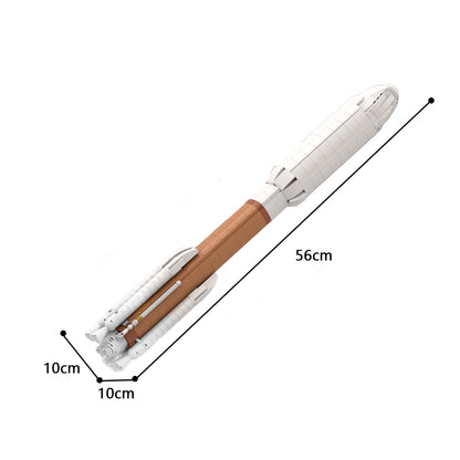 MOC-47289 Ultimate Atlas V (Saturn V scale) building blocks series bricks set