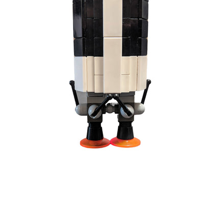 MOC Gemini Titan rocket  Saturn V scale building blocks series bricks set