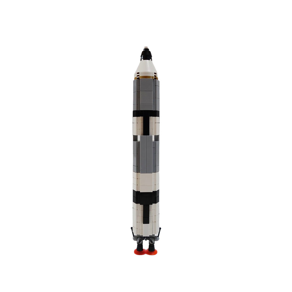 MOC Gemini Titan rocket  Saturn V scale building blocks series bricks set