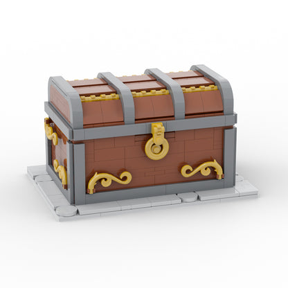 MOC Working Mechanical Mimic Chest blocks kit with compatible bricks