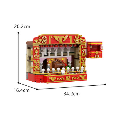 MOC The Muppet Show Theater compatible with 71033 building blocks kit with compatible bricks