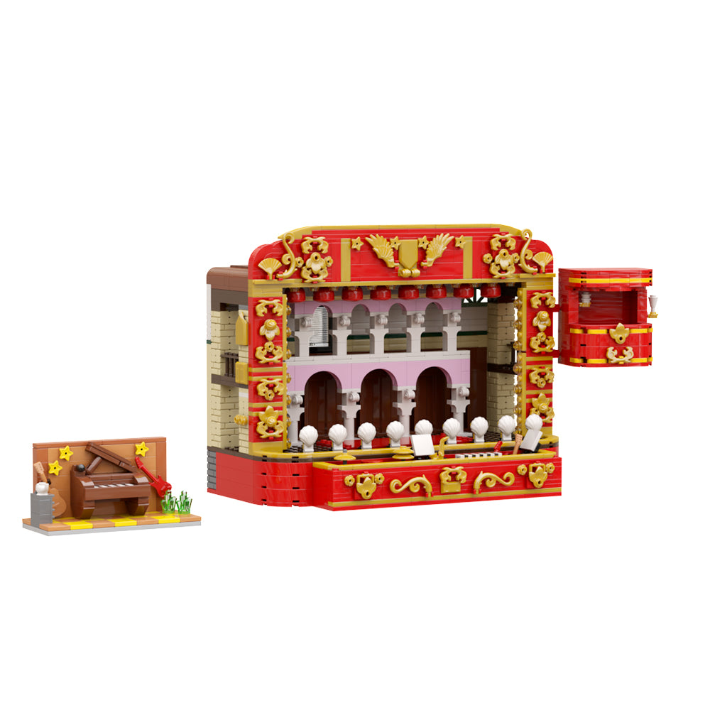 MOC The Muppet Show Theater compatible with 71033 building blocks kit with compatible bricks