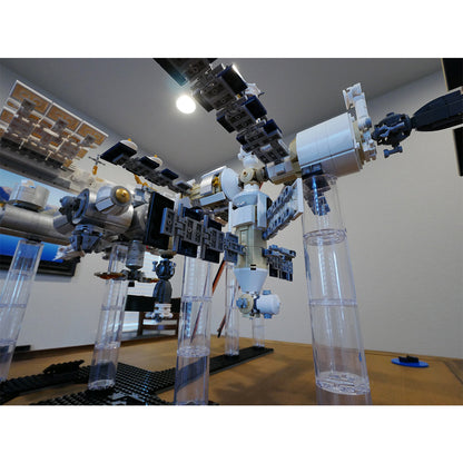 MOC-93305 International Space Station - 1:110 Scale - Historical Timeline 2021 building blocks kit with compatible bricks