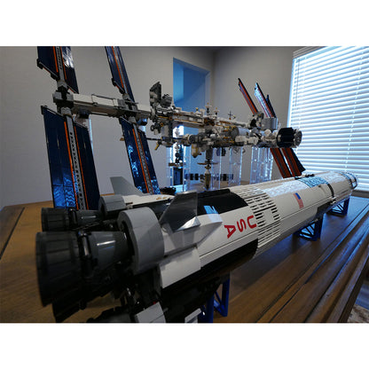 MOC-93305 International Space Station - 1:110 Scale - Historical Timeline 2021 building blocks kit with compatible bricks