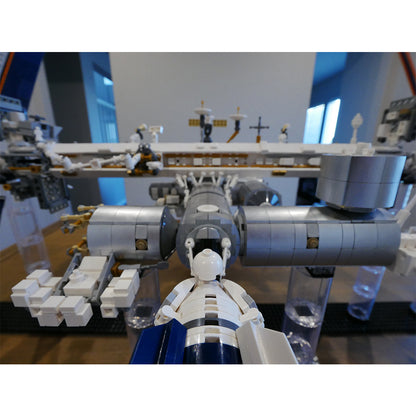 MOC-93305 International Space Station - 1:110 Scale - Historical Timeline 2021 building blocks kit with compatible bricks