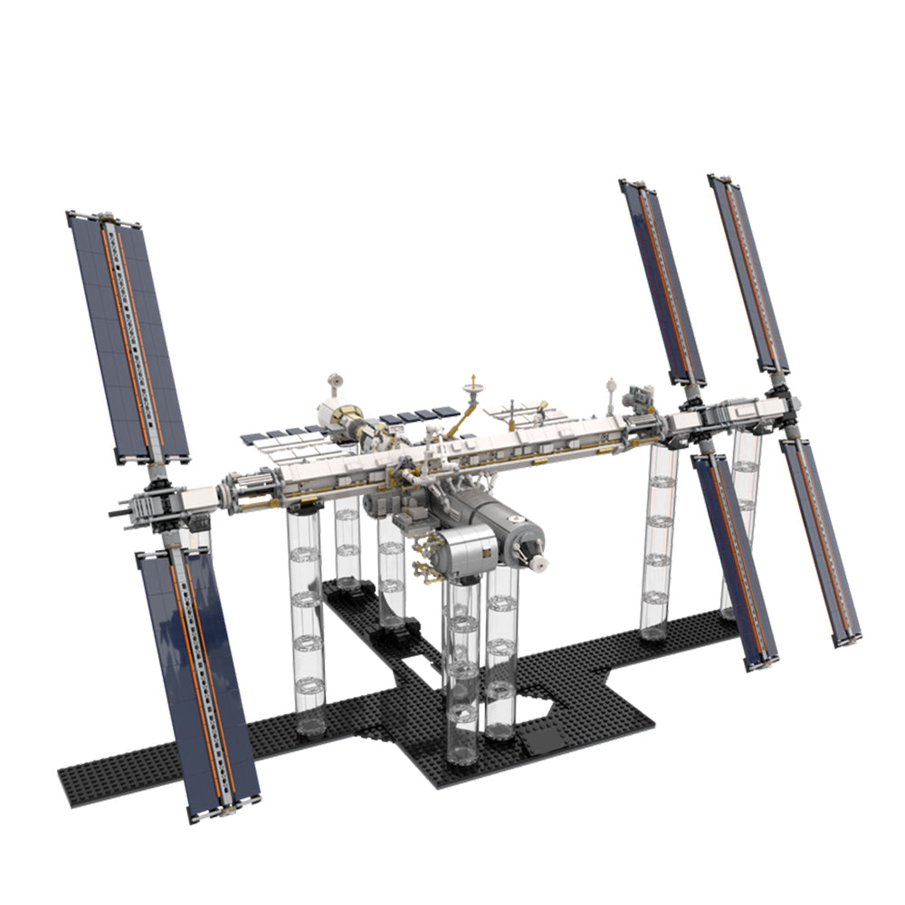 MOC-93305 International Space Station - 1:110 Scale - Historical Timeline 2021 building blocks kit with compatible bricks