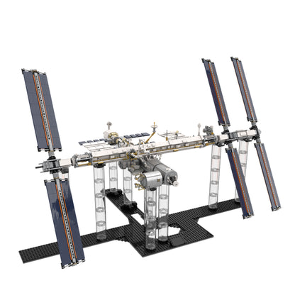 MOC-93305 International Space Station - 1:110 Scale - Historical Timeline 2021 building blocks kit with compatible bricks