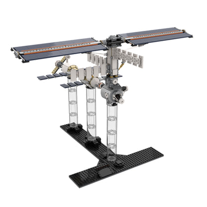 MOC-93305 International Space Station - 1:110 Scale - Historical Timeline 2021 building blocks kit with compatible bricks