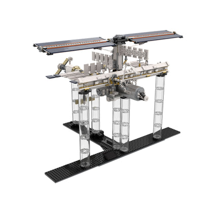 MOC-93305 International Space Station - 1:110 Scale - Historical Timeline 2021 building blocks kit with compatible bricks