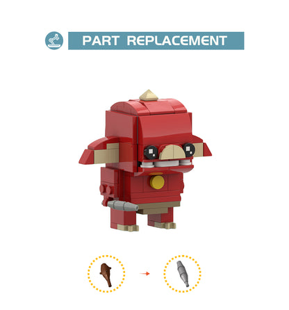 MOC-63737 Red Bokoblin- The Legend of Zelda (Breath of the Wild) Brickheadz