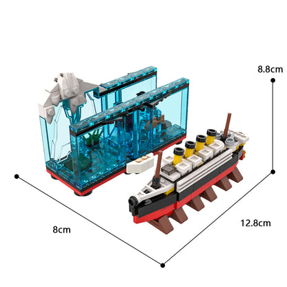 MOC Titanic Sinking Scene