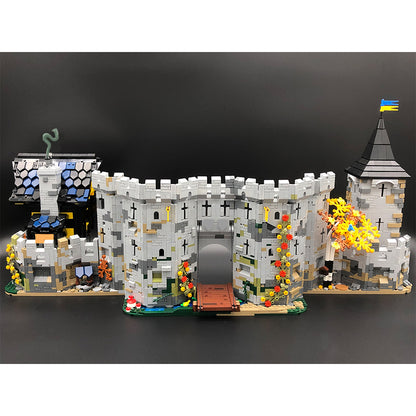 MOC-113094 Black Falcon's Fortress building blocks kit with compatible bricks