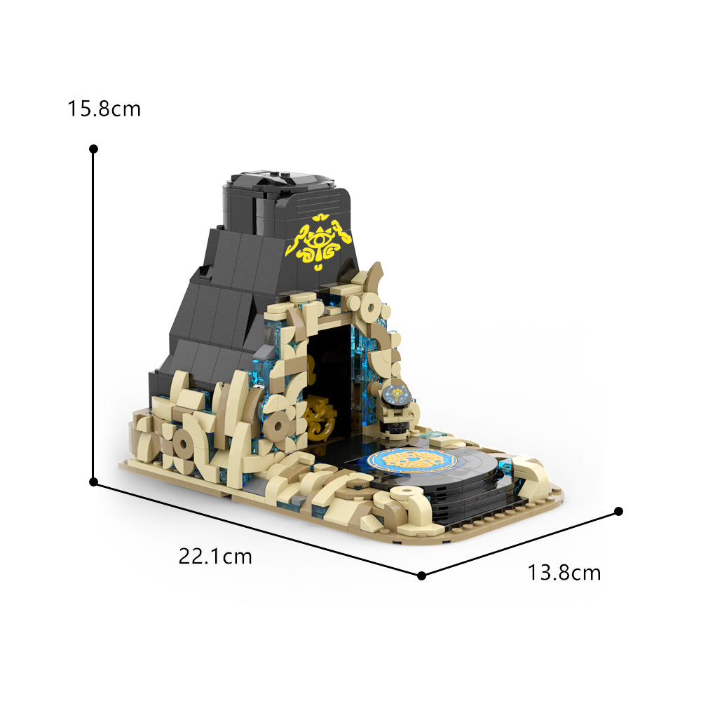 MOC The Legend of Zelda: Breath of the Wild Tears of the Kingdom Ancient Shrine building blocks game series bricks set