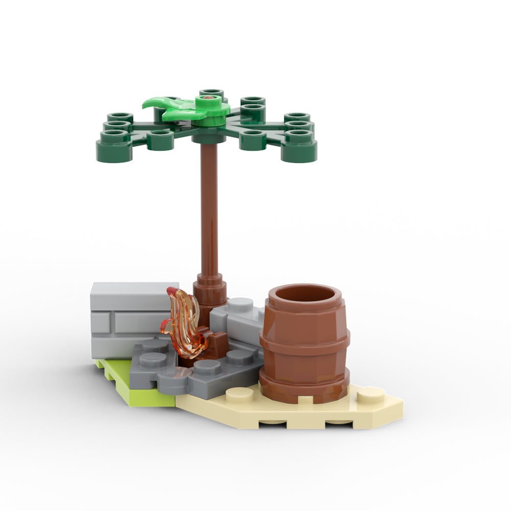 MOC The Legend of Zelda: Breath of the Wild Tears of the Kingdom Ancient Shrine building blocks game series bricks set