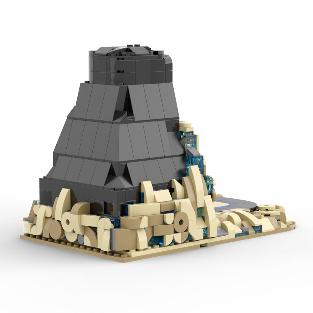 MOC The Legend of Zelda: Breath of the Wild Tears of the Kingdom Ancient Shrine building blocks game series bricks set