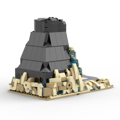 MOC The Legend of Zelda: Breath of the Wild Tears of the Kingdom Ancient Shrine building blocks game series bricks set