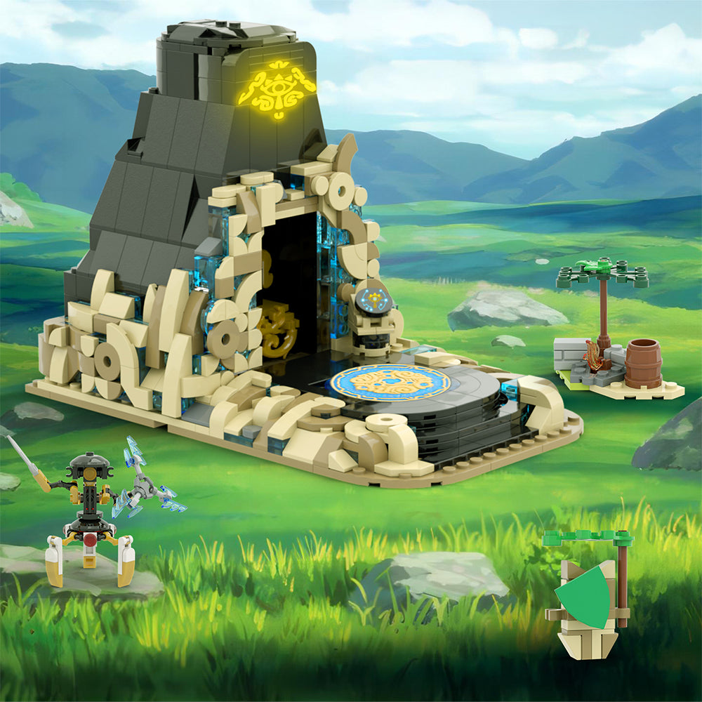 MOC The Legend of Zelda: Breath of the Wild Tears of the Kingdom Ancient Shrine building blocks game series bricks set