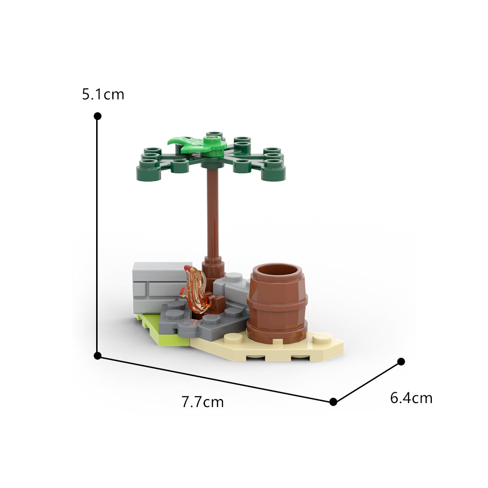 MOC The Legend of Zelda: Breath of the Wild Tears of the Kingdom Ancient Shrine building blocks game series bricks set