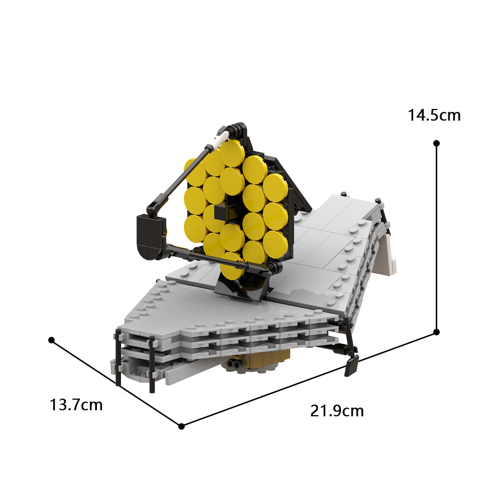 MOC-65668 JWST James Webb Space Telescope 1:110 Scale