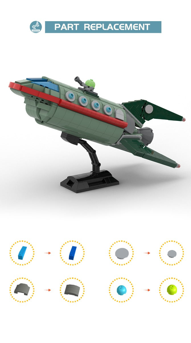 MOC-82707 Planet Express Ship