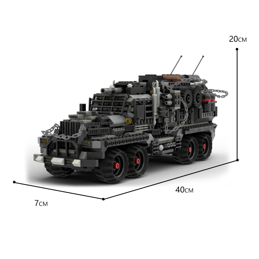 MOC-116001 8 x 8 Reisiger Mad Max The War Rig building blocks kit with compatible bricks