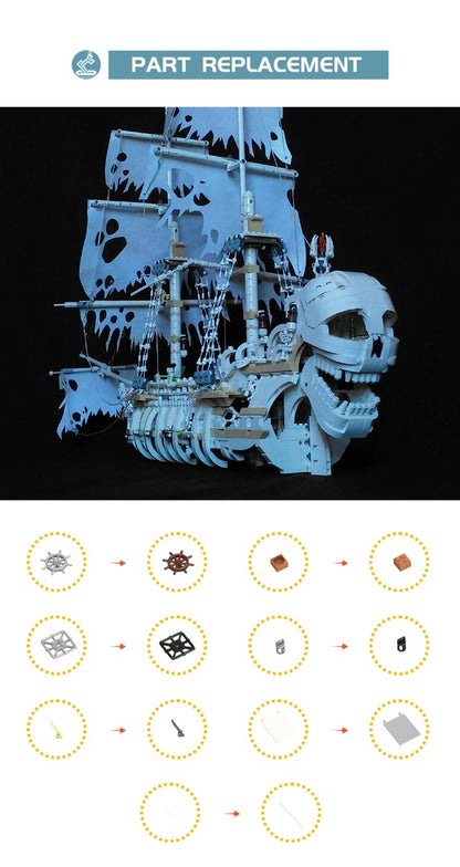 MOC-110420  The terrifying Charon's Chest - Skull's Eye Schooner