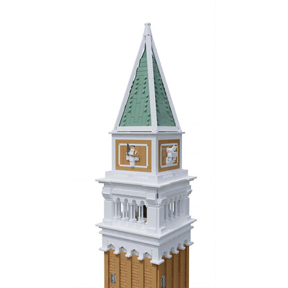 MOC Saint Mark's Campanile building blocks kit with compatible bricks