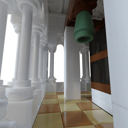 MOC Saint Mark's Campanile building blocks kit with compatible bricks