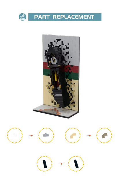 MOC-117928 Vecna Grandfather Clock from Stranger Things series