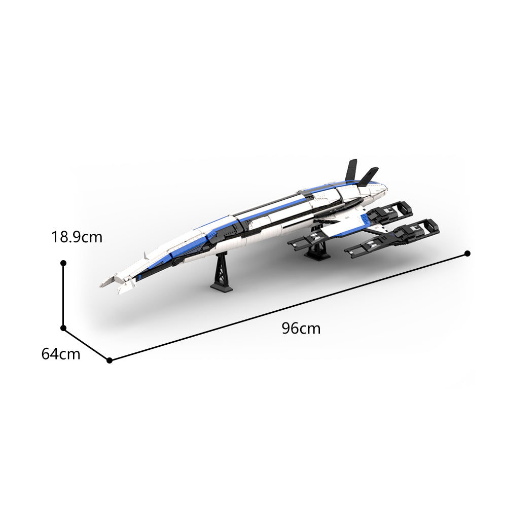 MOC-118415 Mass Effect Normandy SR-2 building blocks kit with compatible bricks