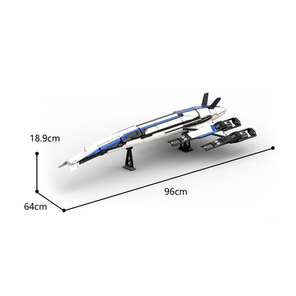 MOC-118415 Mass Effect Normandy SR-2 building blocks kit with compatible bricks